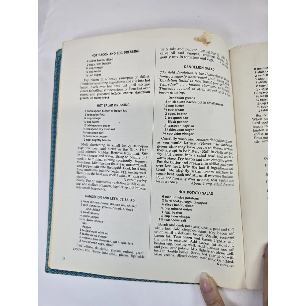 Vintage Pennsylvania Dutch Peoples Cookbook Culinary Arts Press Amish Recipes