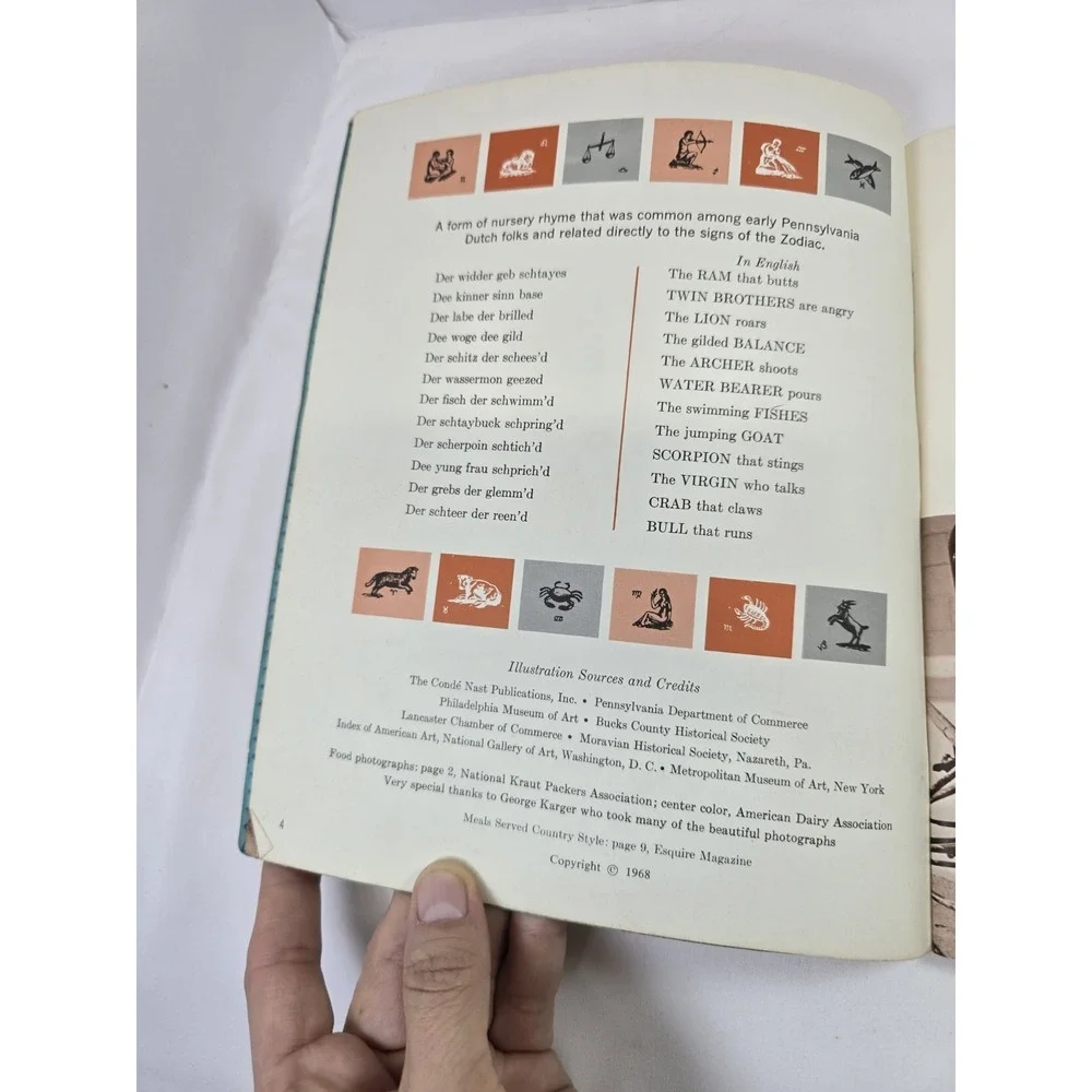 Vintage Pennsylvania Dutch Peoples Cookbook Culinary Arts Press Amish Recipes