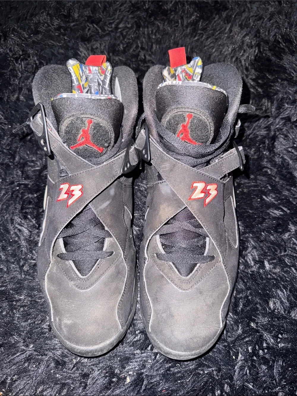 Jordan Boys' Black & Red 23 High-Top Sneakers
