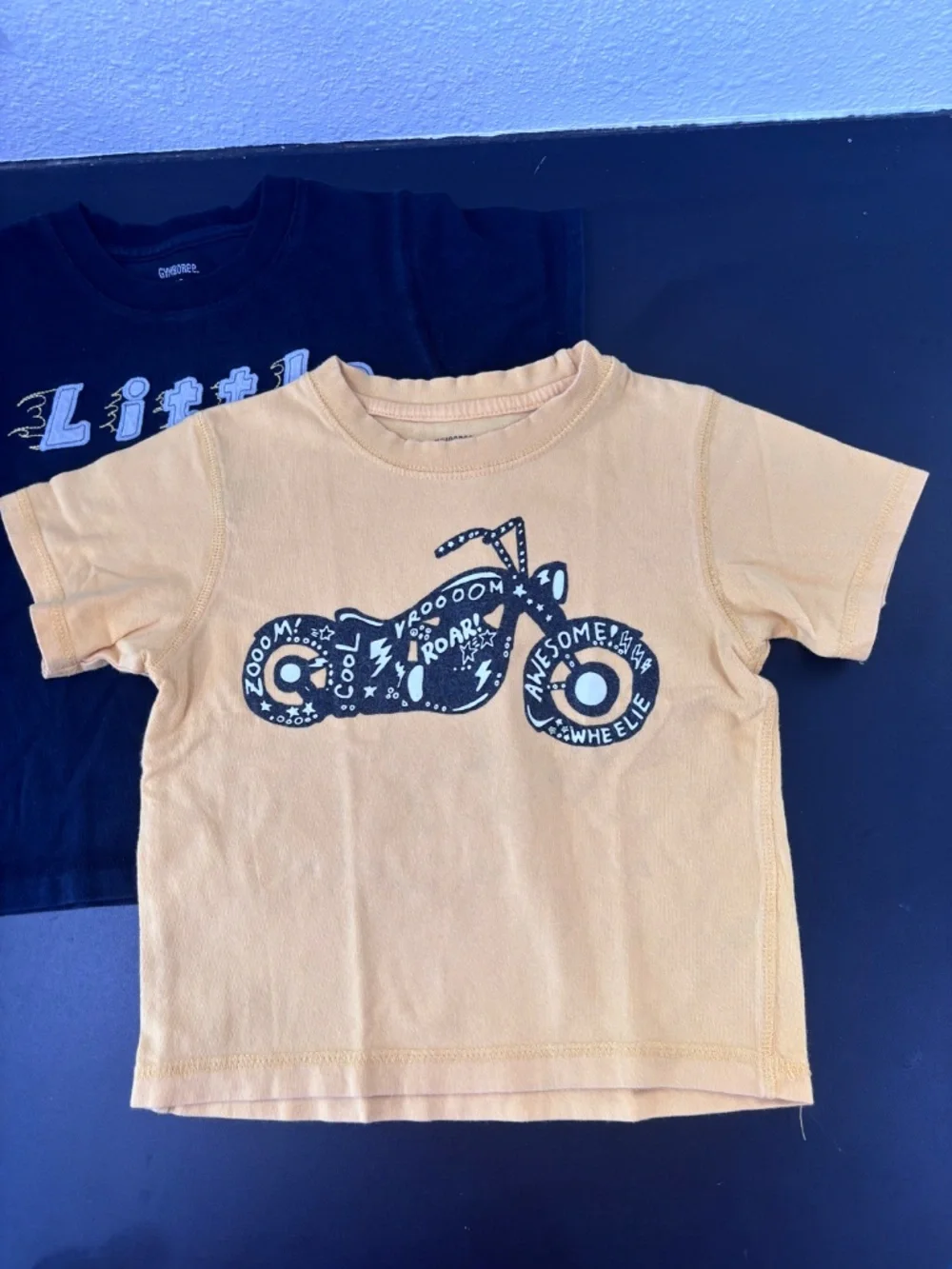 Gymboree tees 2T boys Biker Motorcycle themed preowned