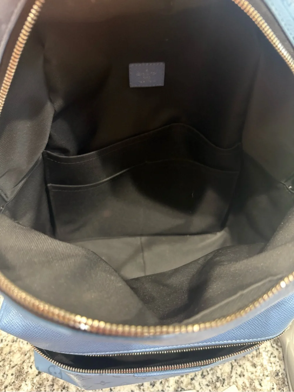 Louis Vuitton Taigarama PM Monogram Lagoon Blue Backpack