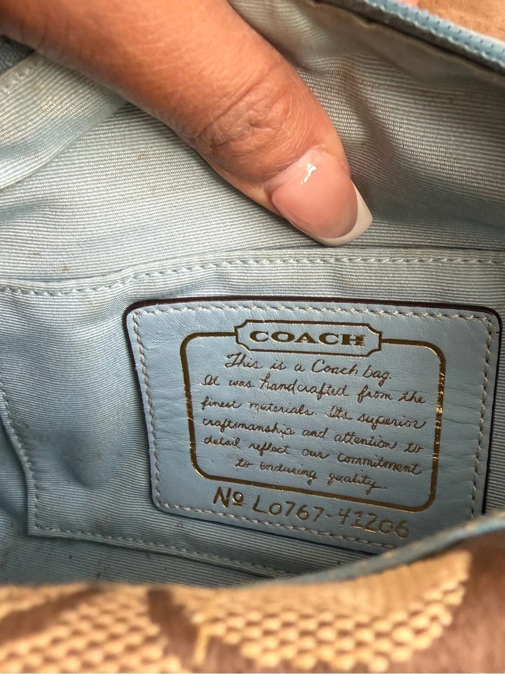 Coach vintage 11206