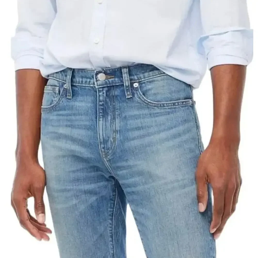J.Crew Slim Fit Jean Vintage Flex Jean Tapered Mid Rise Blue Mens W33 L32