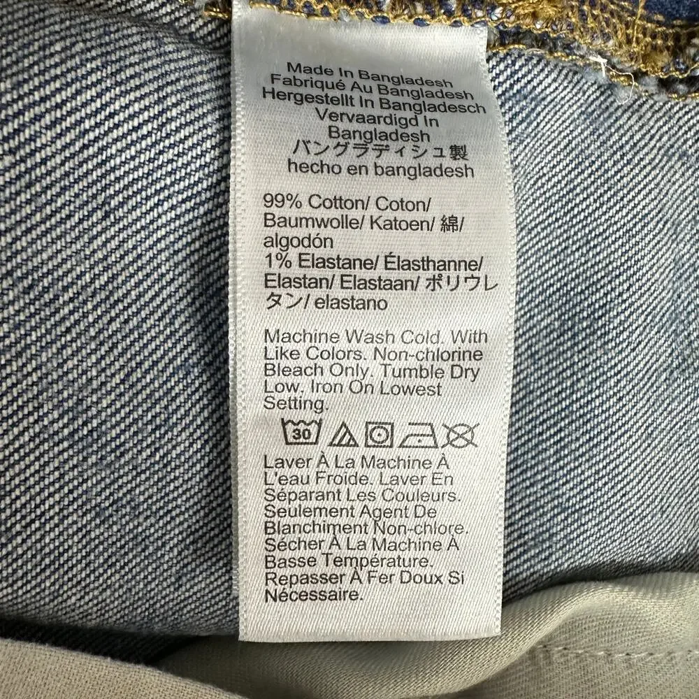 J.Crew Slim Fit Jean Vintage Flex Jean Tapered Mid Rise Blue Mens W33 L32