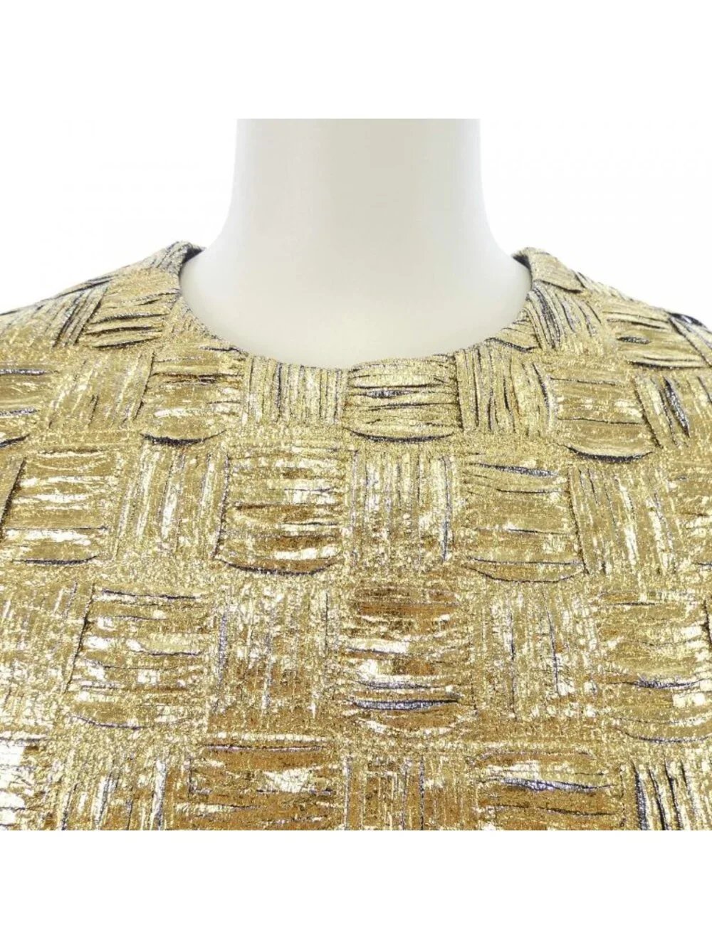 Louis Vuitton Gold Wave Tank Dress