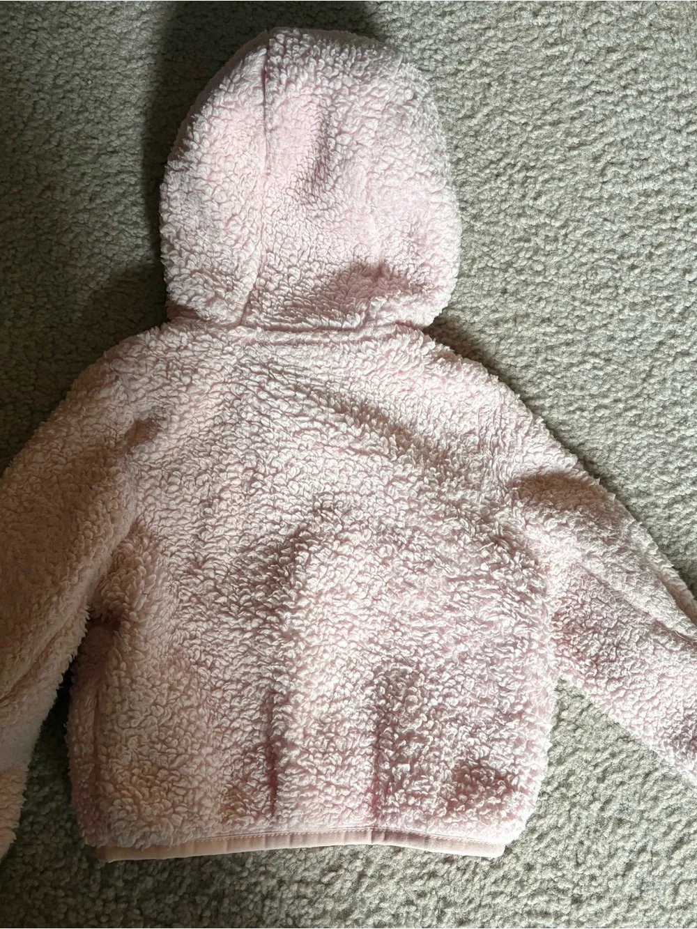 The North Face Baby Pink Plush Jacket (6-12M)