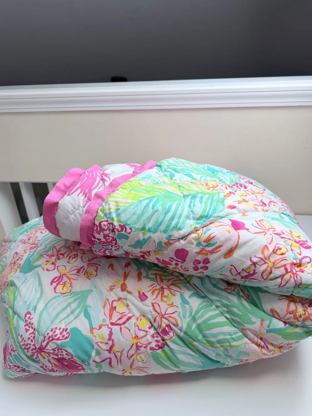 Lilly Pulitzer x Pottery Barn Teen Orchid Reversible Comforter Only Full/Queen