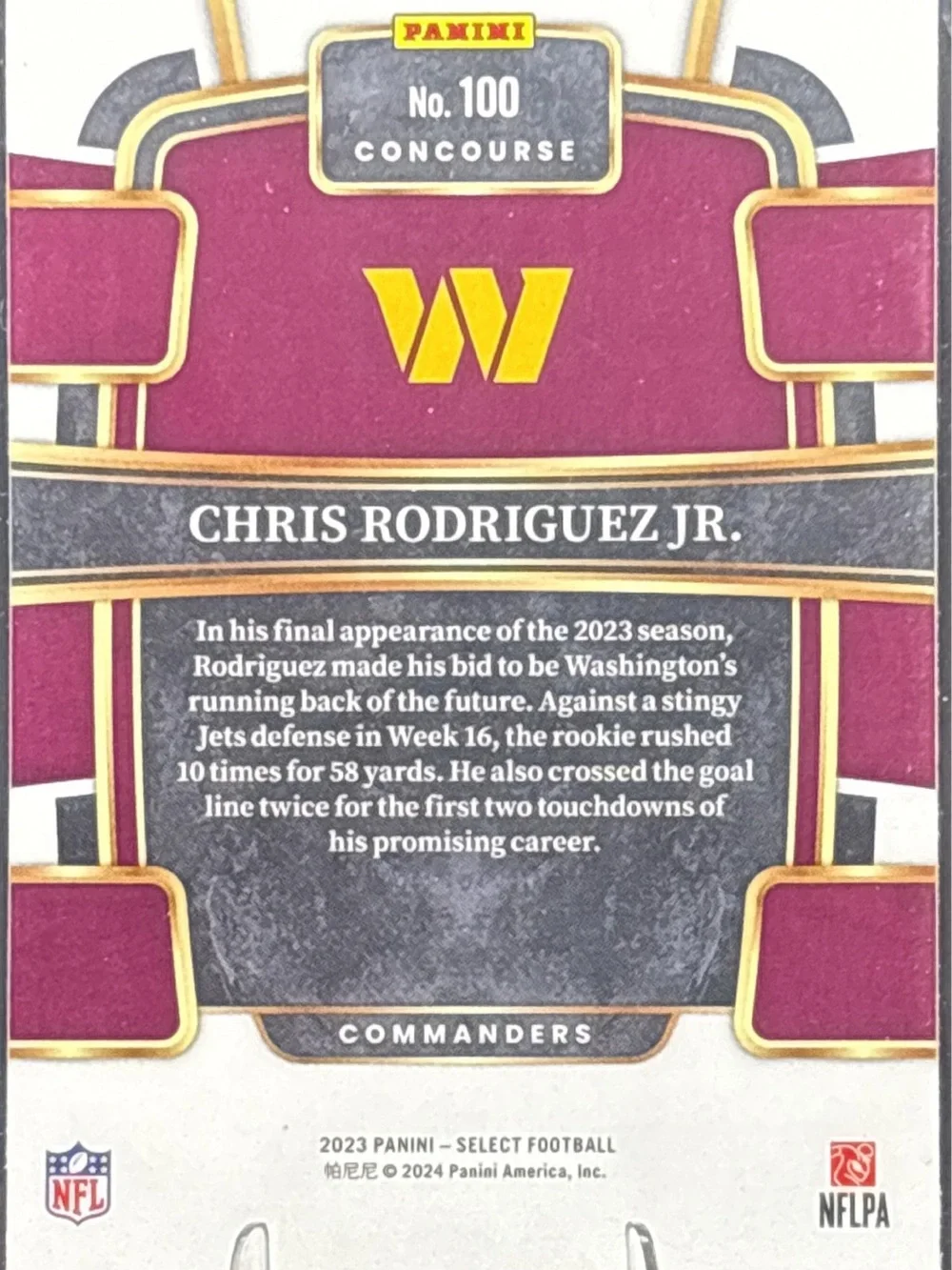 Panini select rookie
