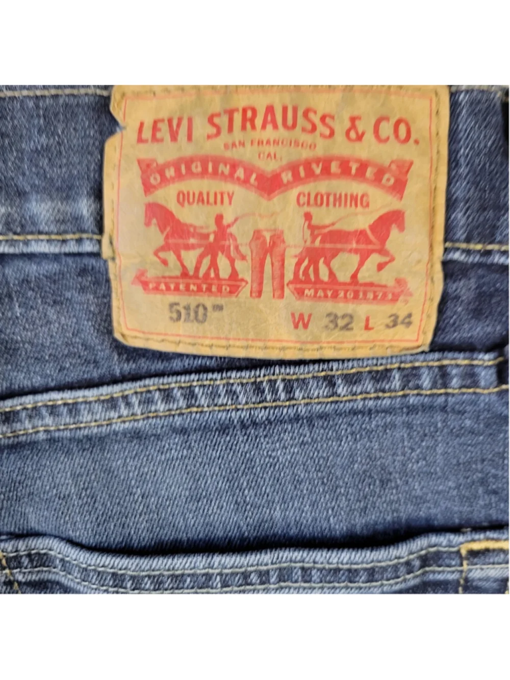 Levis washable while look
