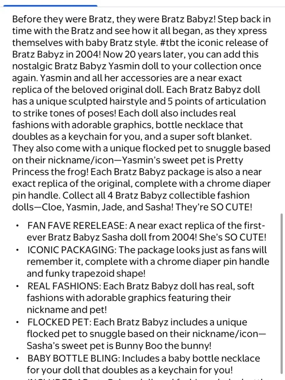 MGA Entertainment bratz babyz