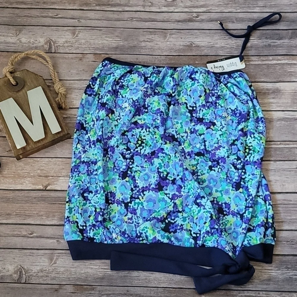 Dippin' Daisy's convertible halter swim set NWT