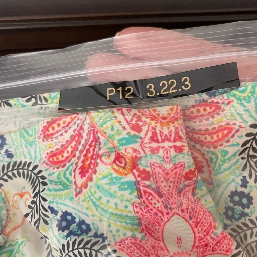 Swim by Cacique Paisley Swim Trunk Bottoms Size 26