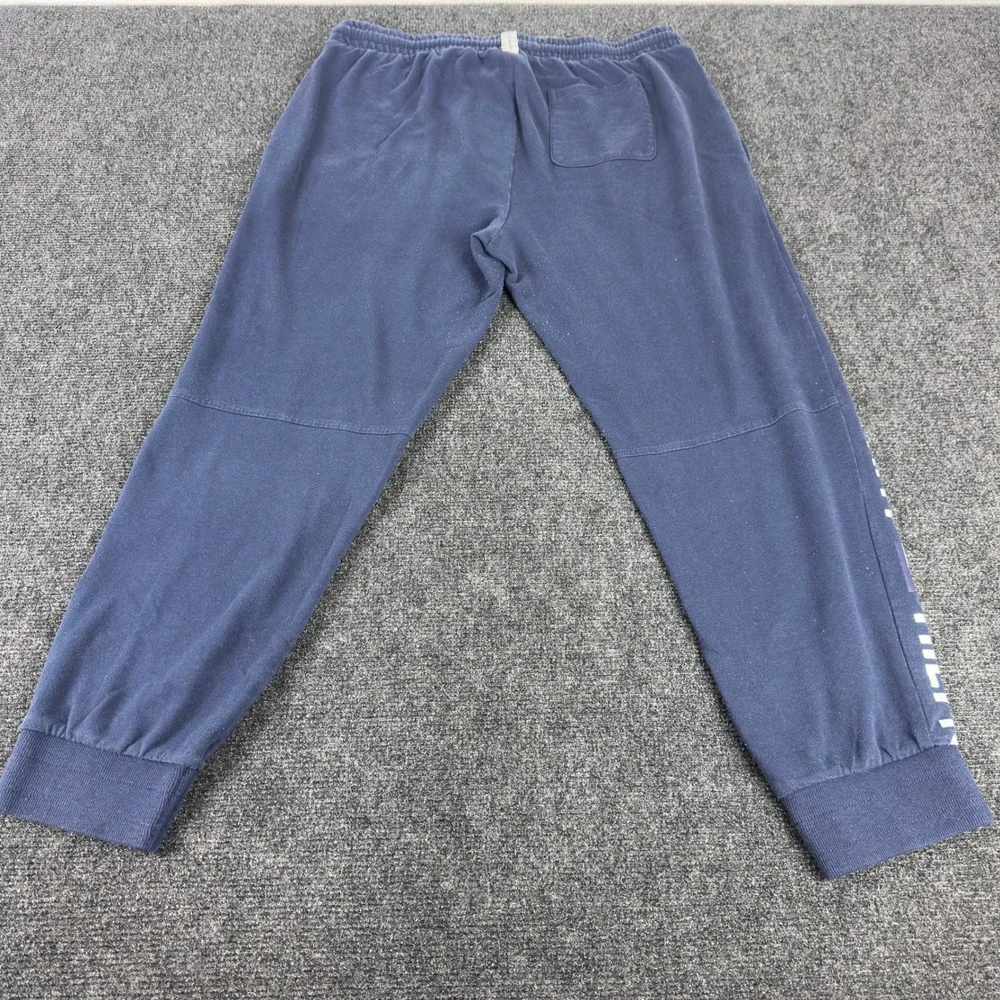 Tommy Hilfiger Mens Navy Blue Logo Tape Sleepwear Jogger Pants Size Large L‎