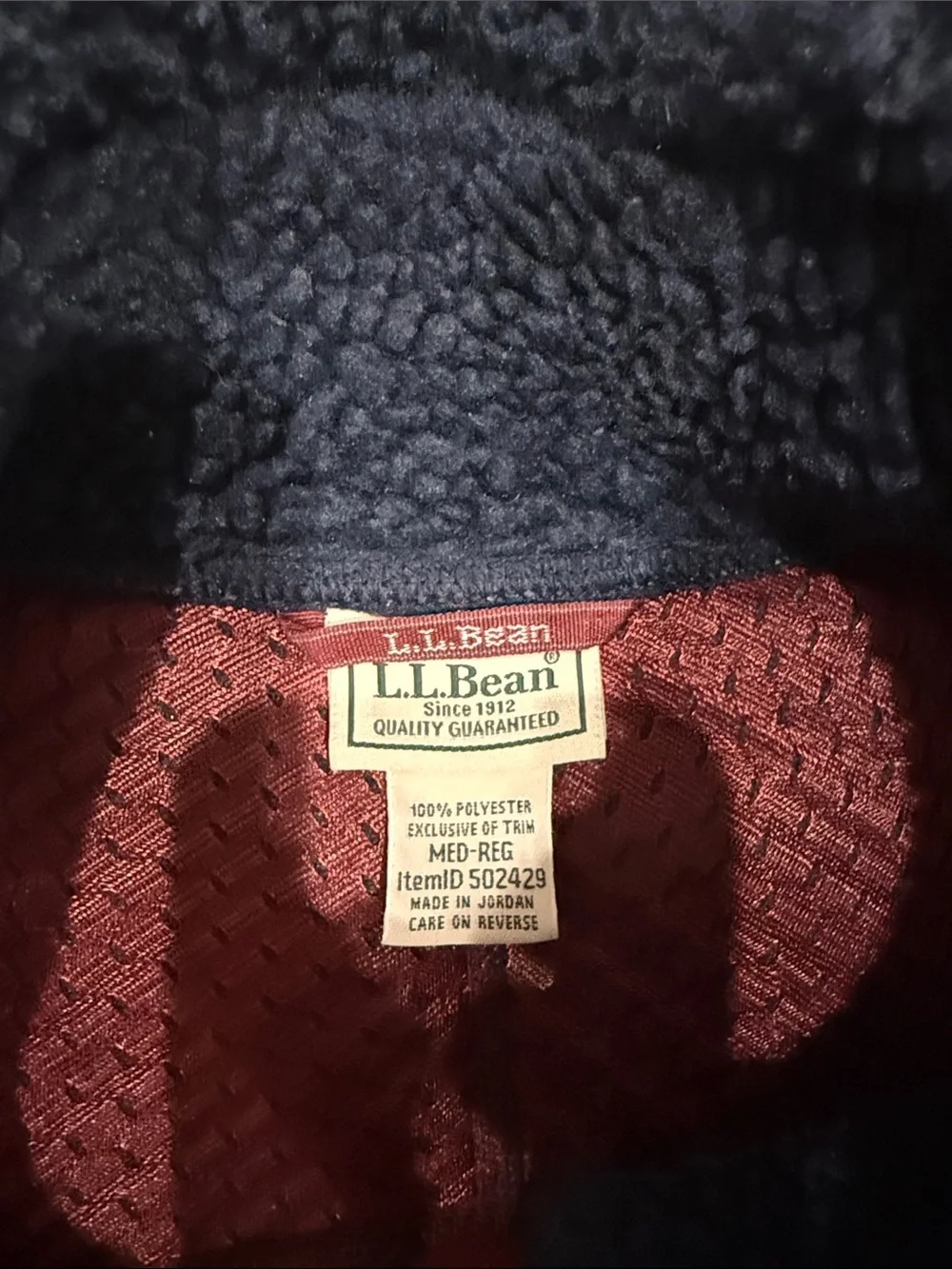L.L. Bean men’s size