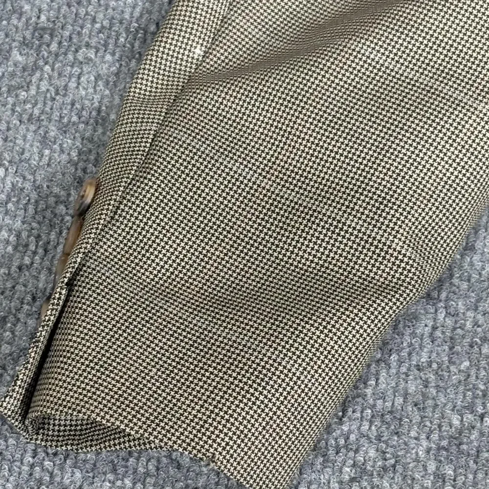 Vintage Tommy Hilfiger Blazer Mens 42R Houndstooth Sport Coat Jacket Union Made