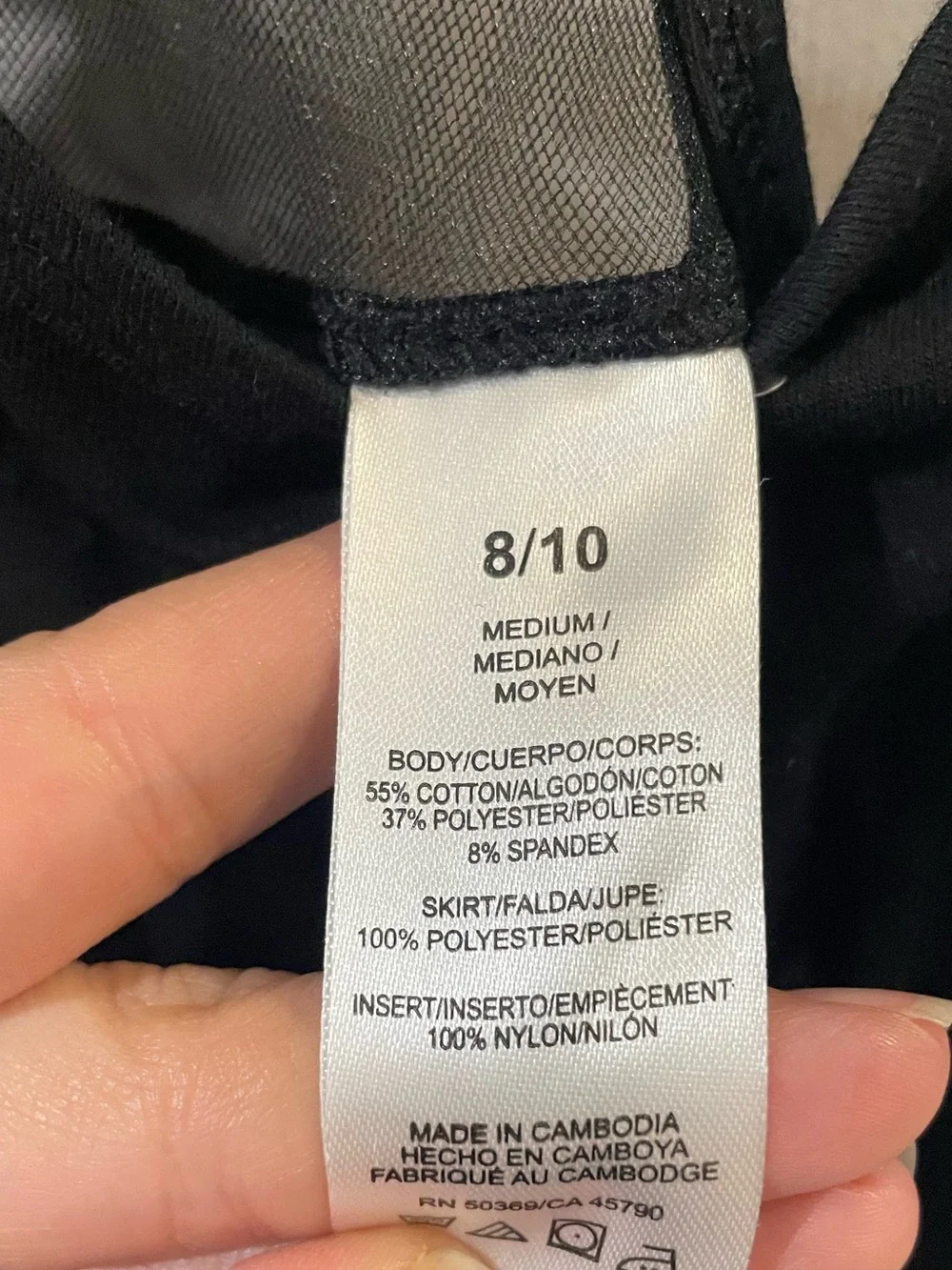 Moret girls leotard