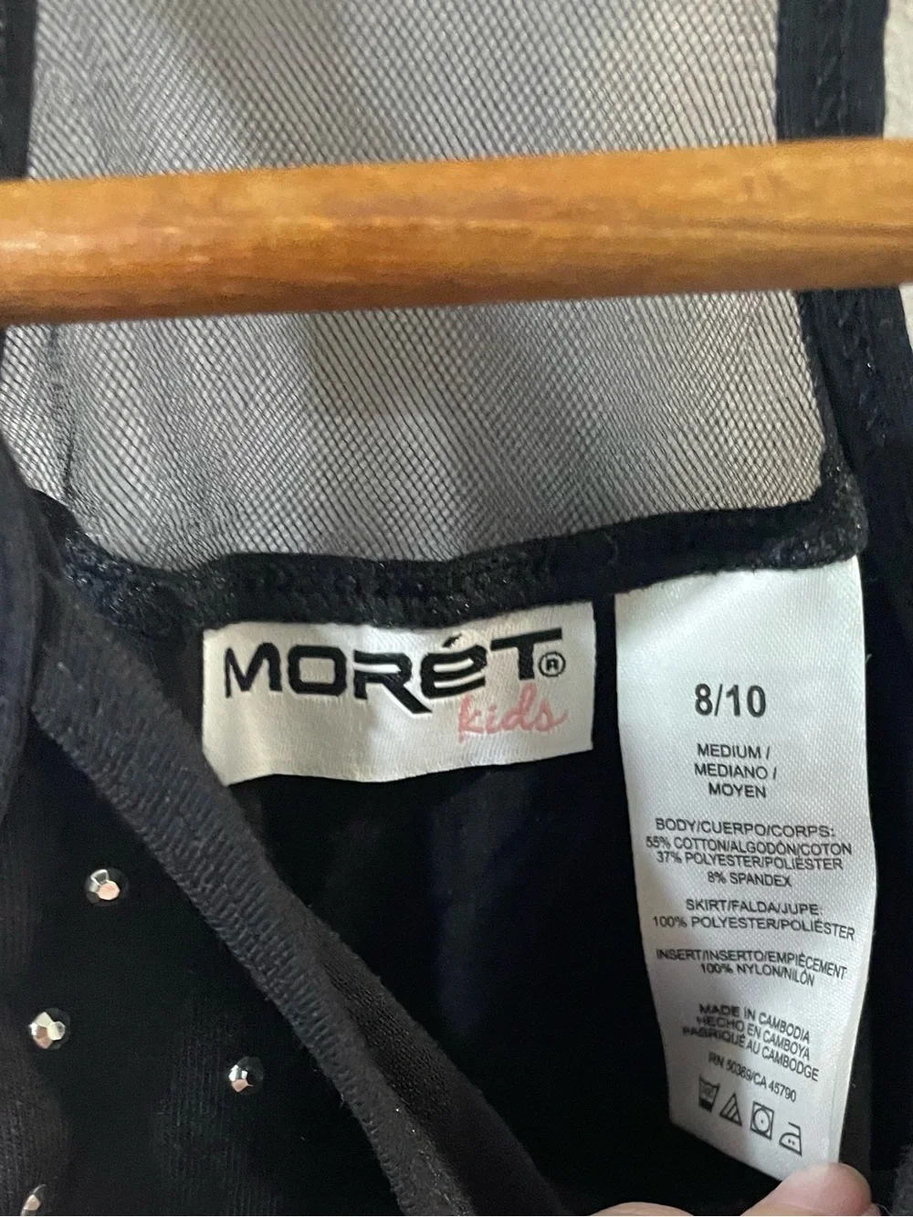 Moret girls leotard