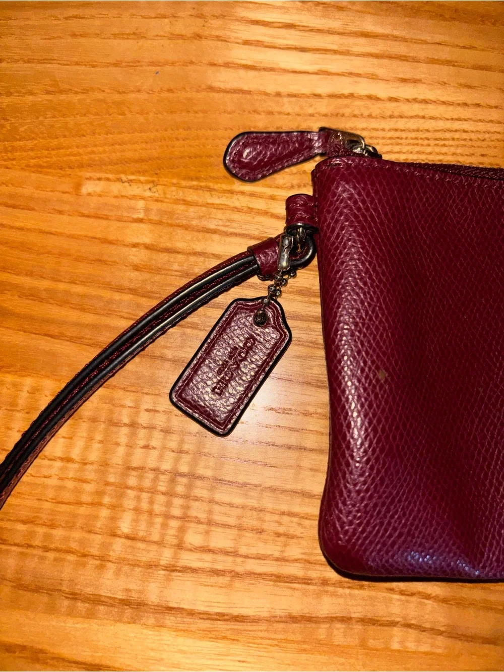 Coach compact wristlet
