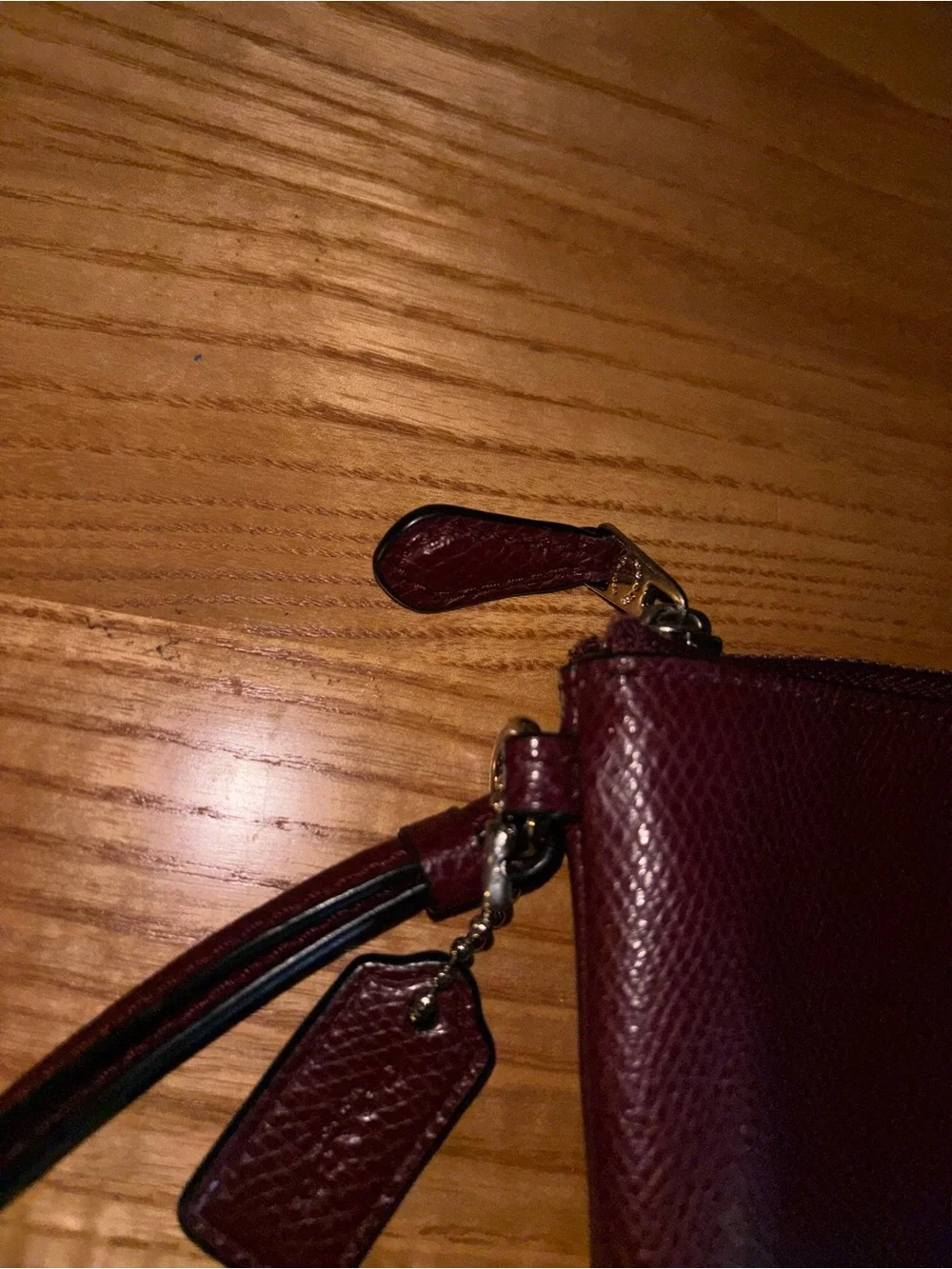 Coach compact wristlet