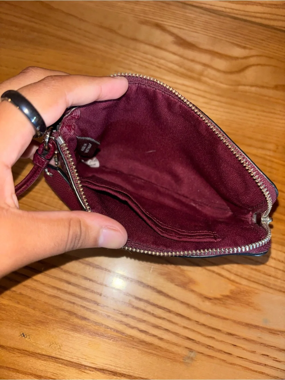 Coach compact wristlet