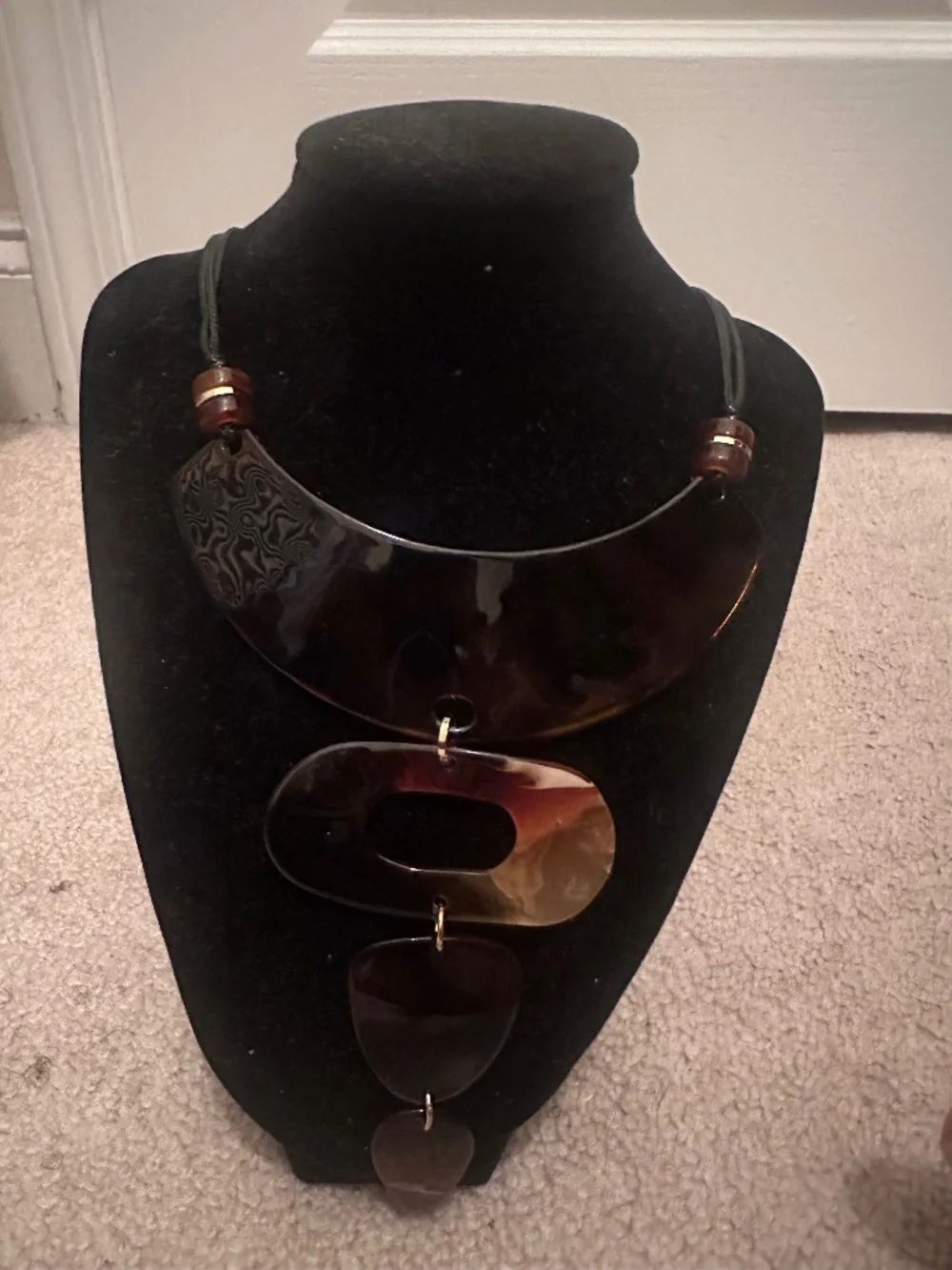 Brown Statement Necklace