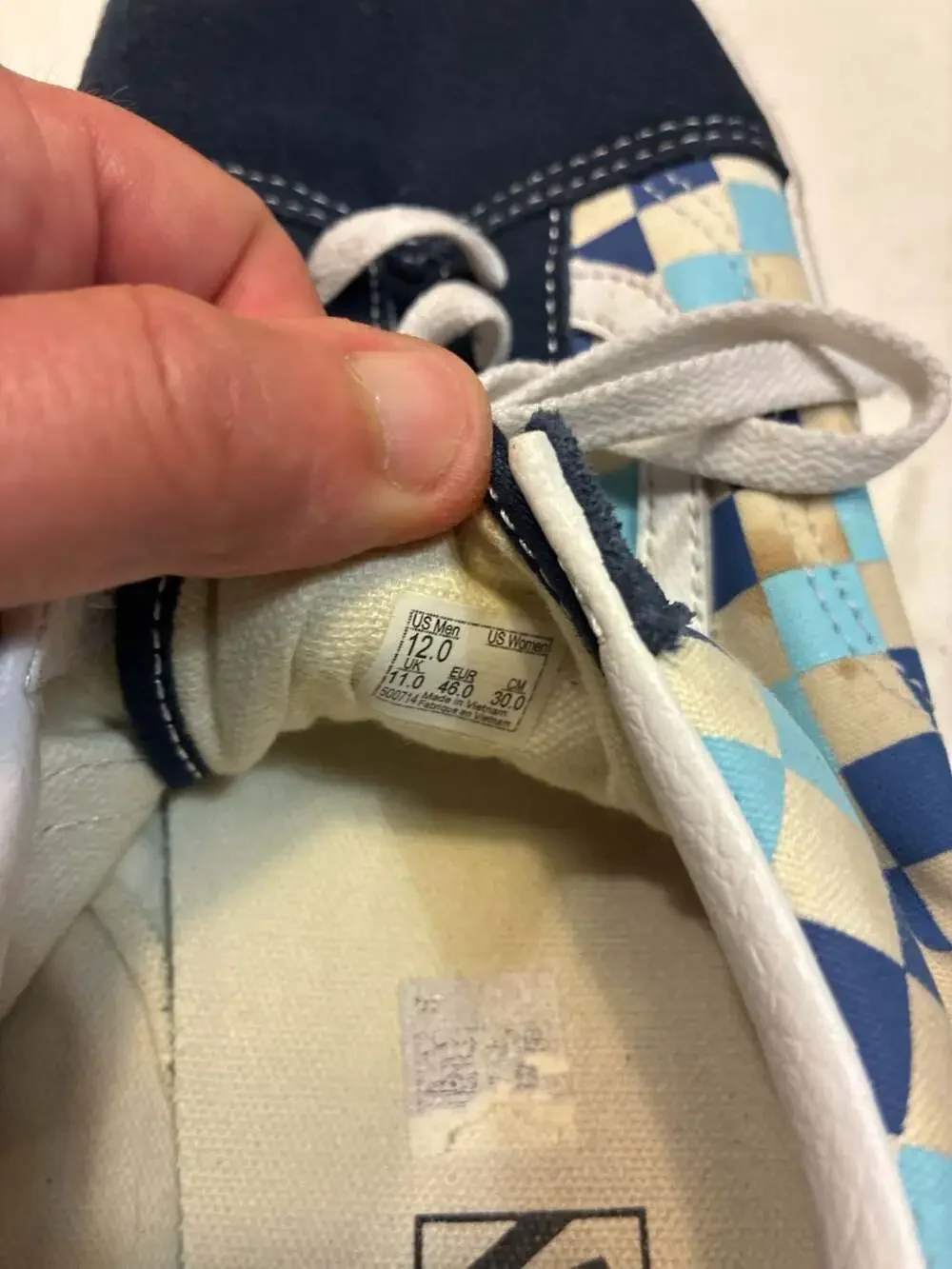 Vans visible wear