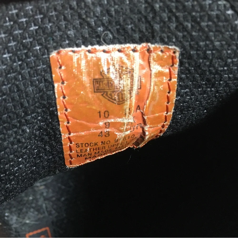 Harley-Davidson inside size heel