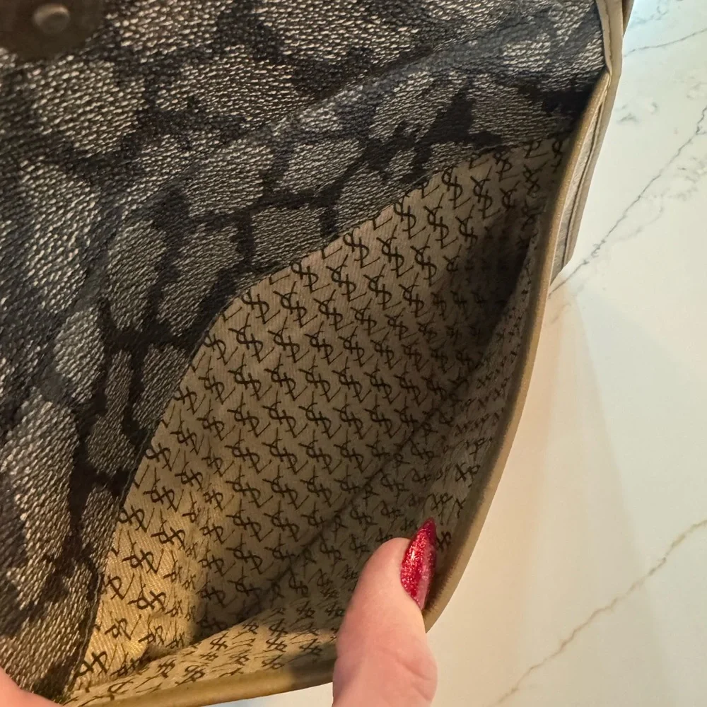 Authentic YSL vintage clutch with COA