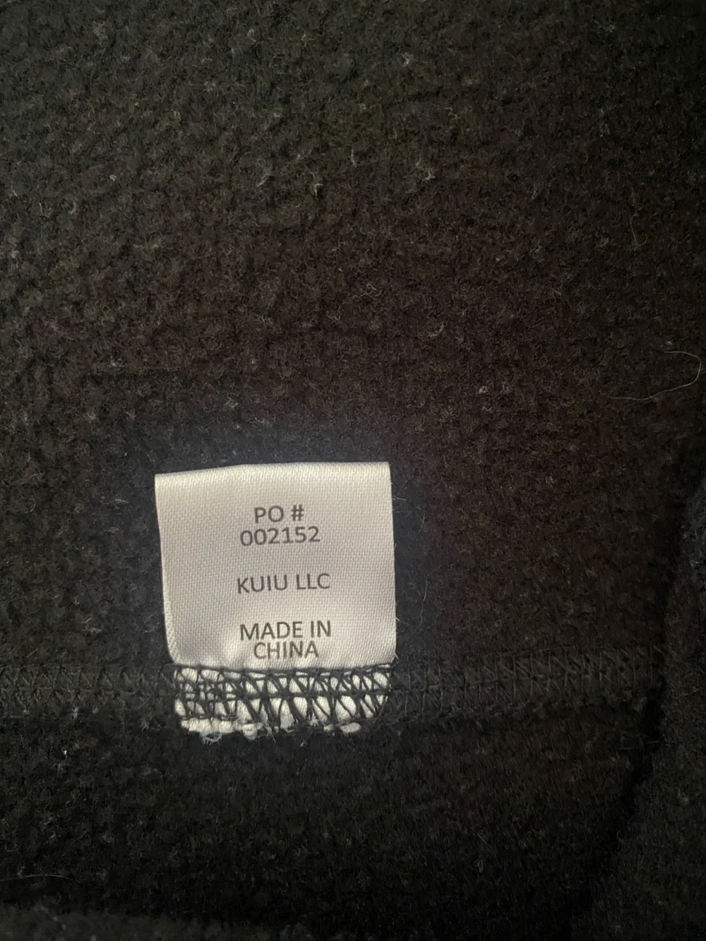 KUIU black fleece