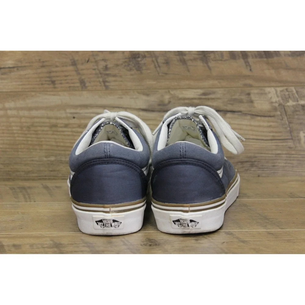 Vans unisex Old Skool canvas satin lace up low top sneakers M8‎ W9.5
