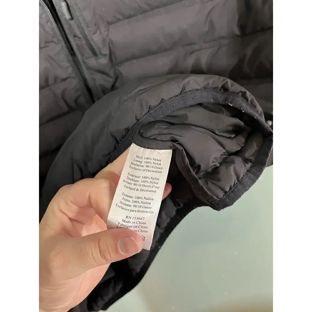 Duluth Pack Mens Black Puffer Down Vest Full Zip Mens Size 3XL