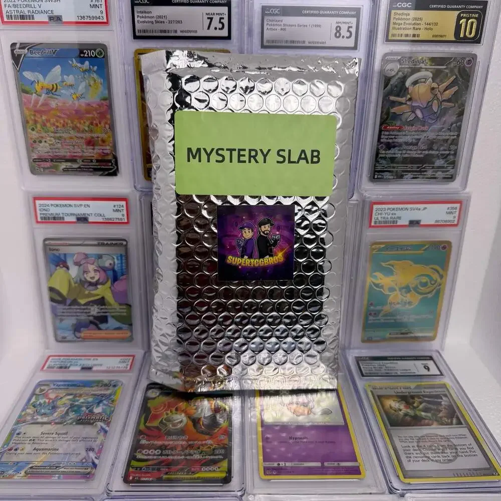 SuperTcgBros Mystery Slab - Pokemon Cards! + MORE