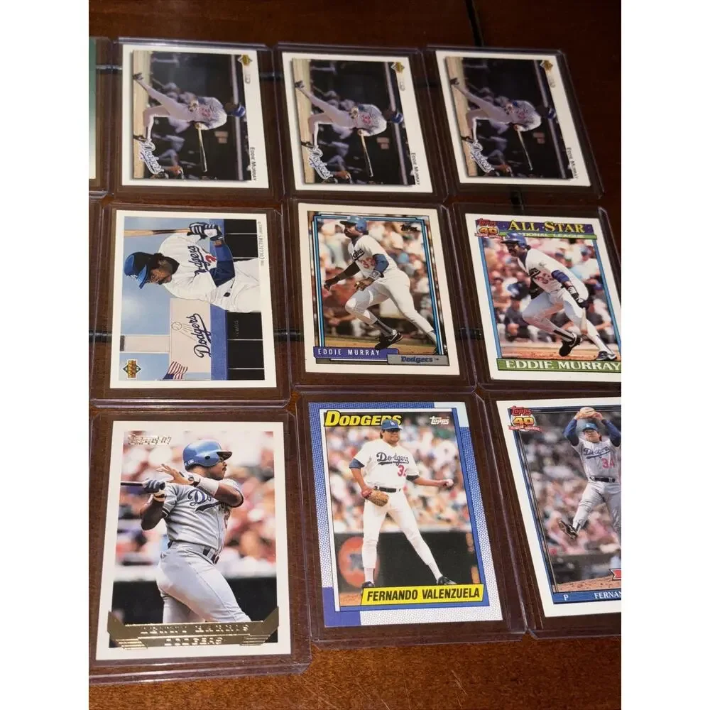 Lot 135+ Los Angeles LA Dodgers Baseball Cards Eddie Murray Pedro Ramon Martinez
