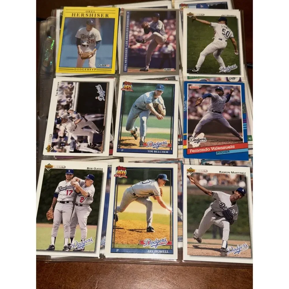 Lot 135+ Los Angeles LA Dodgers Baseball Cards Eddie Murray Pedro Ramon Martinez