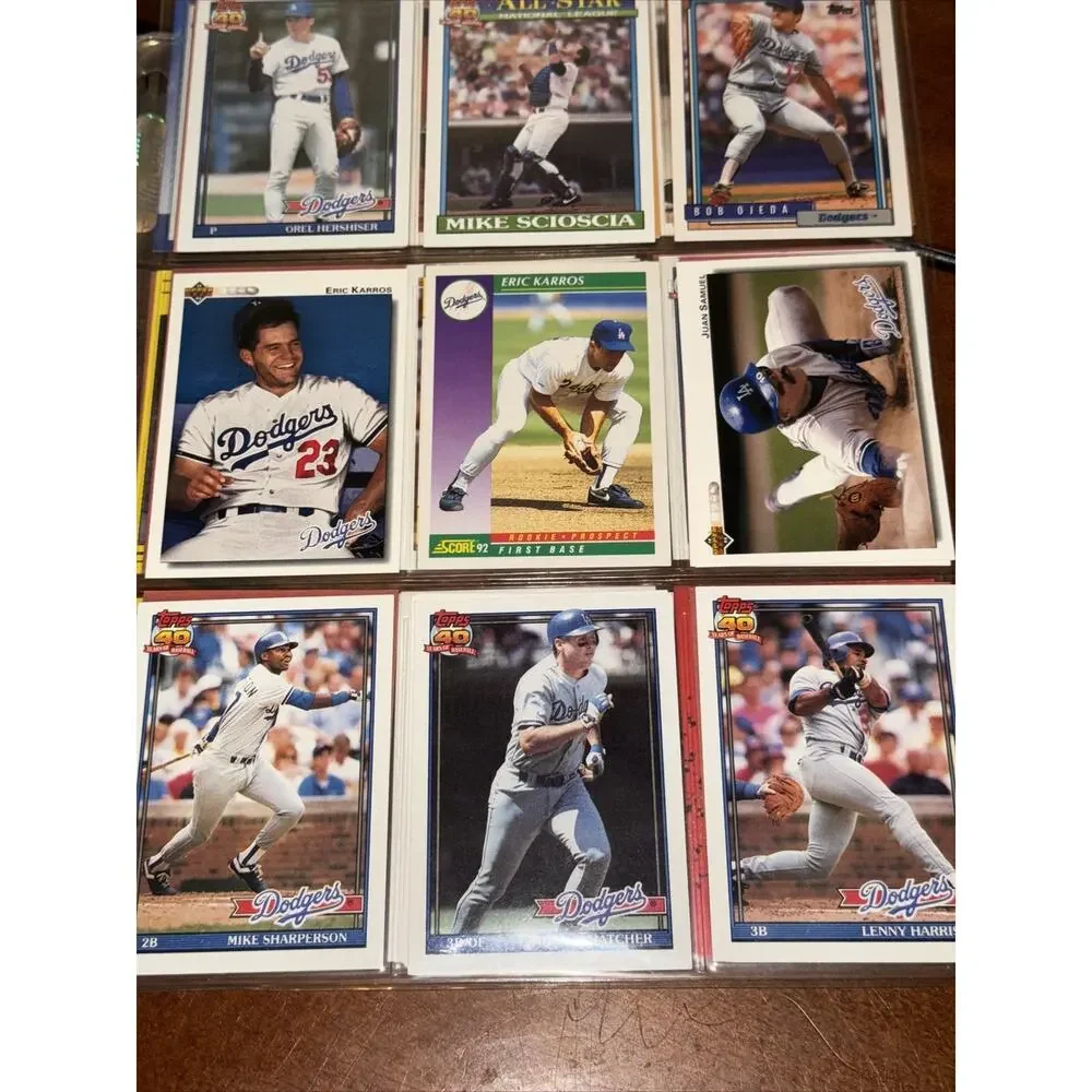 Lot 135+ Los Angeles LA Dodgers Baseball Cards Eddie Murray Pedro Ramon Martinez