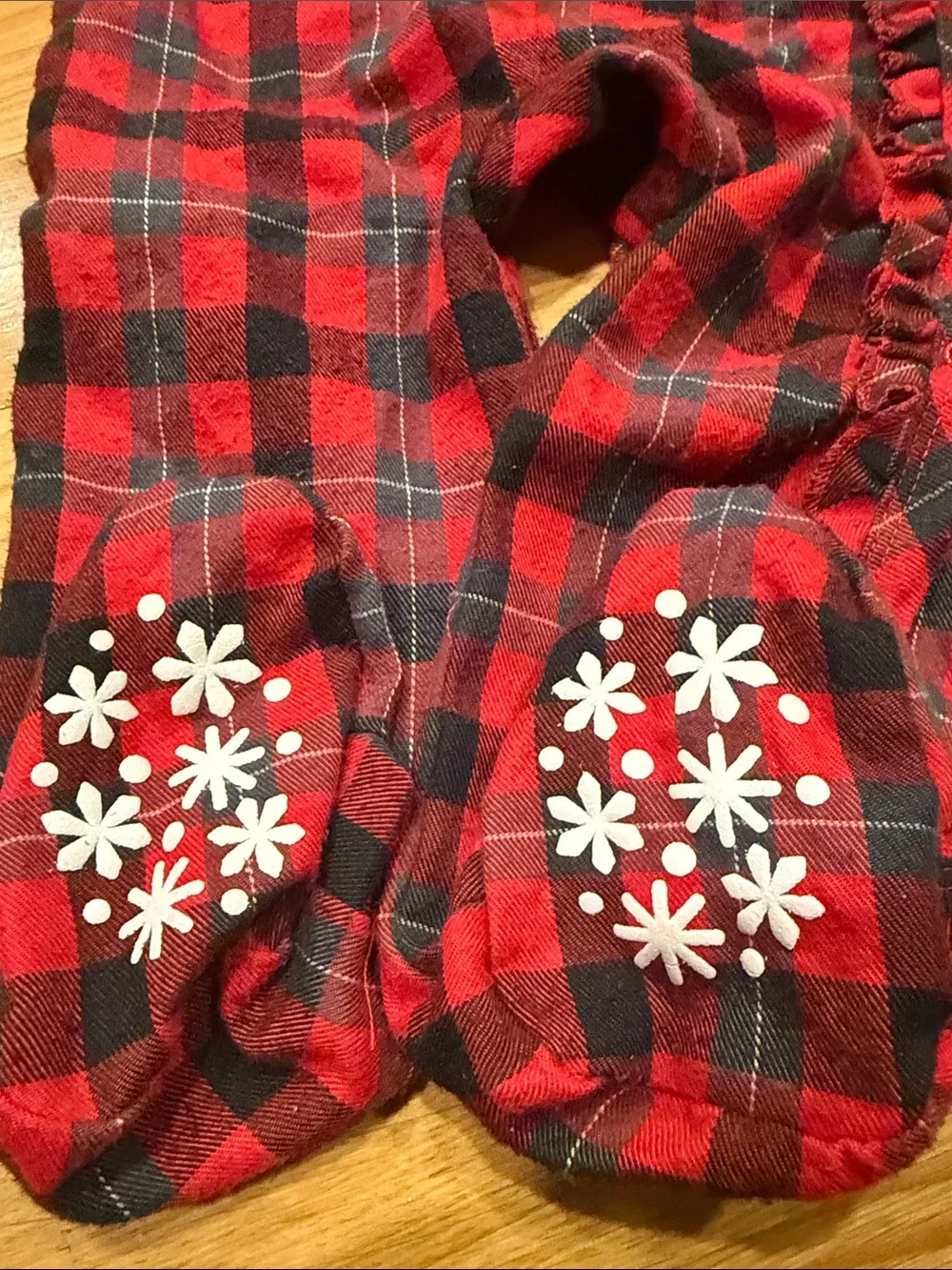 Disney parks girl Christmas Minnie Mouse sleeper size 24 months .