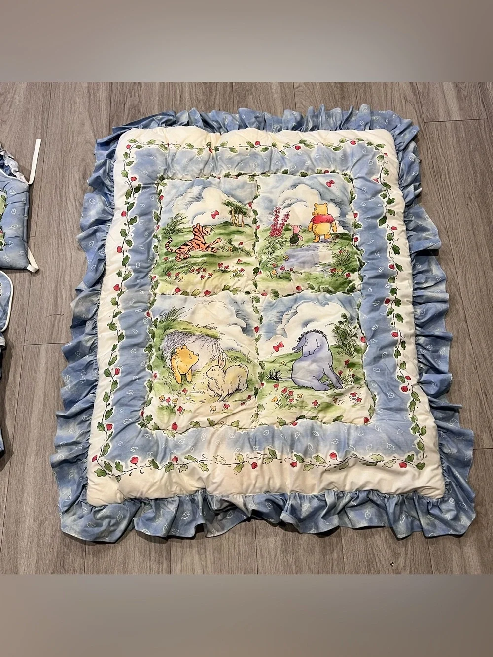 Vintage Disney Winnie the Pooh Nursery Bedding Set