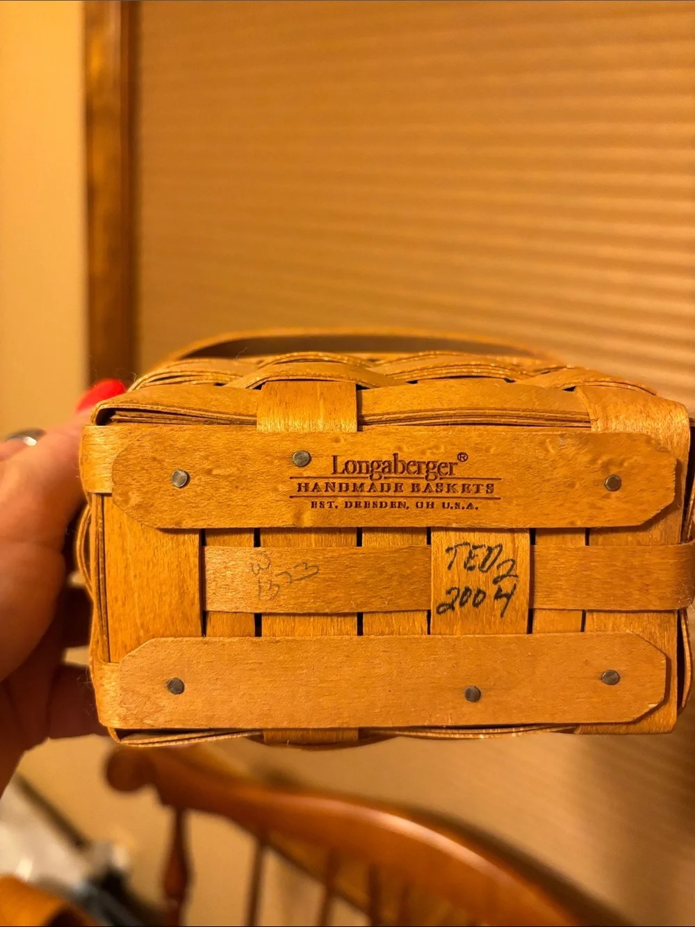 Longaberger Salt and Pepper Basket Set