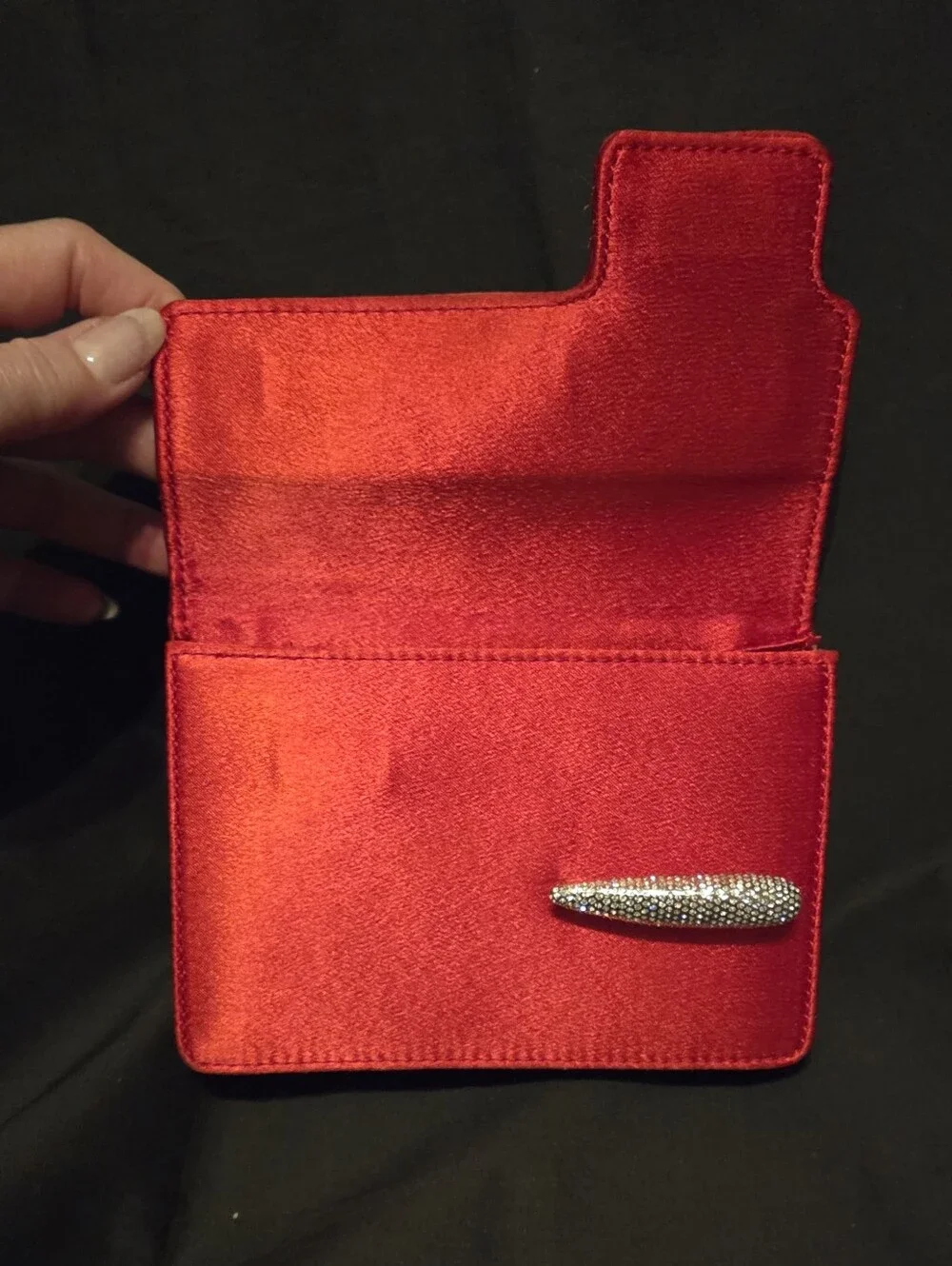 Swarovski are satin