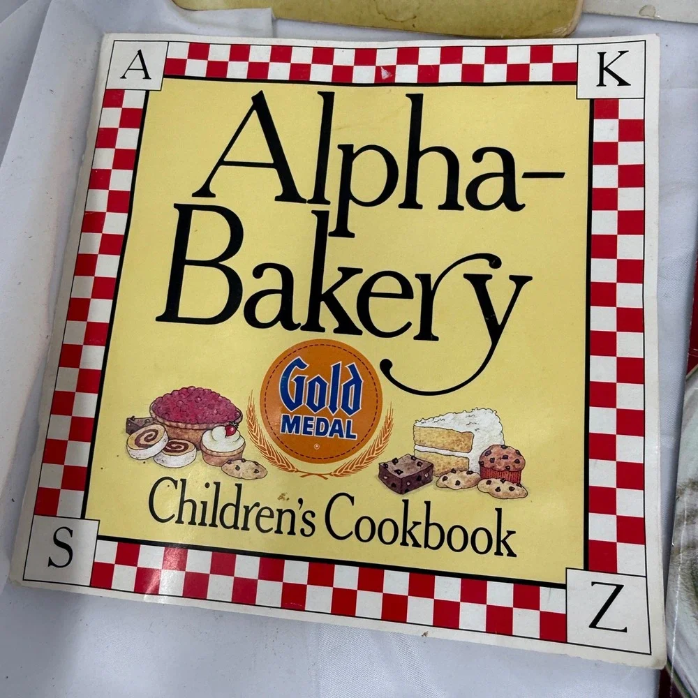 Various vintage cookbook