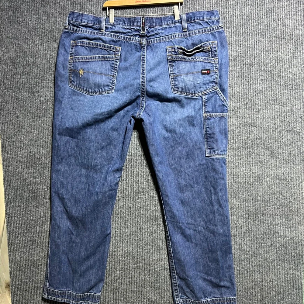 Ariat FR M4 Relaxed Boot Cut Jeans Mens 46x34 Blue Flame Resistant Utility Denim