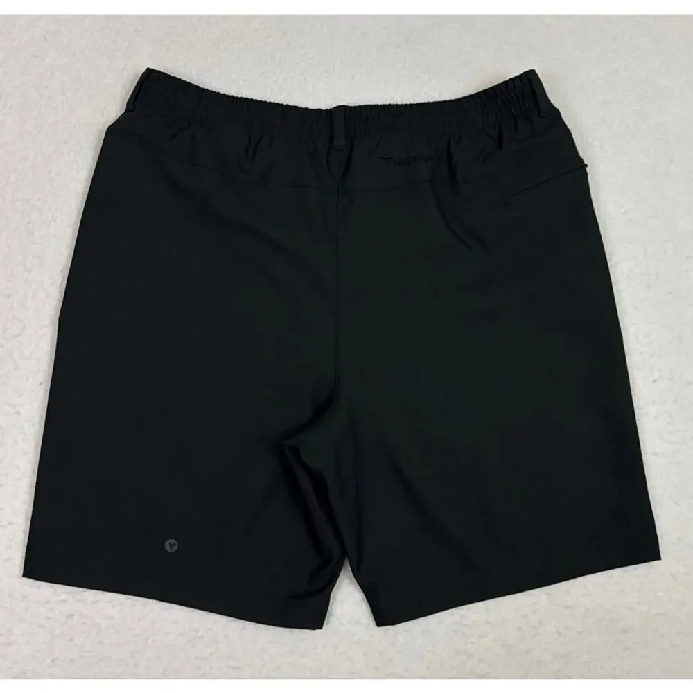 Birddogs Men’s XL Black 9 Inch Lined Performance Gym Golf Shorts