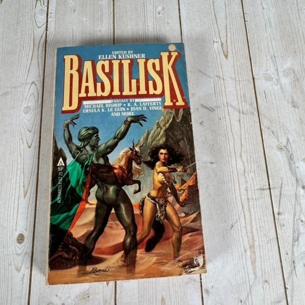 Basilisk Ellen Kushner Anthology 1980 First Ace Printing Fantasy Ace Books