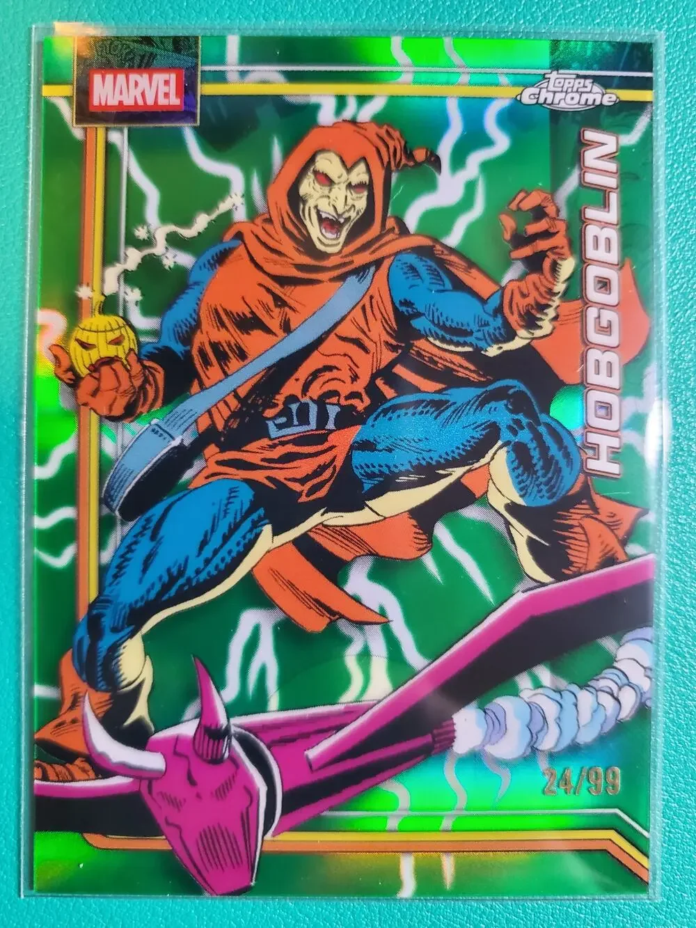 2026 Marvel Chrome #126 Hobgoblin - Green Lighting Refractor /99