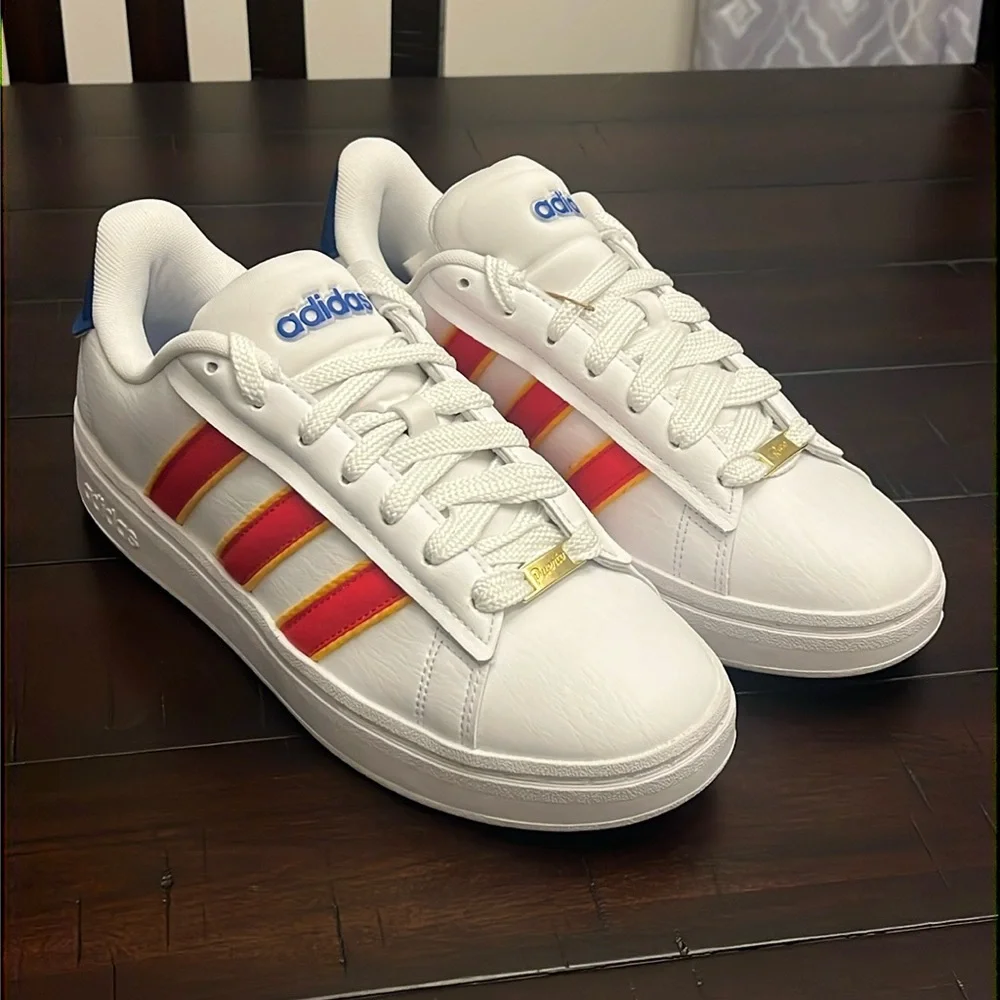 Adidas Grand Court Alpha 00s Puerto Rico Shoes Sneakers JQ0027 new Womens Sizes