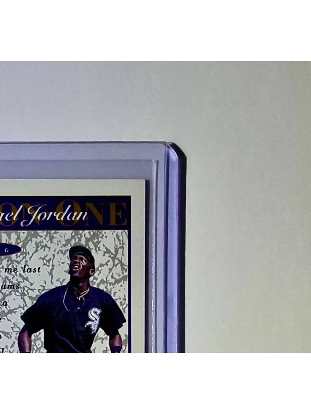 Michael Jordan 1995 Upper Deck Minors One on One #3 Card Chicago Bulls