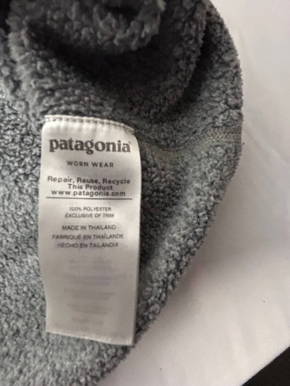 Patagonia heathered fleece