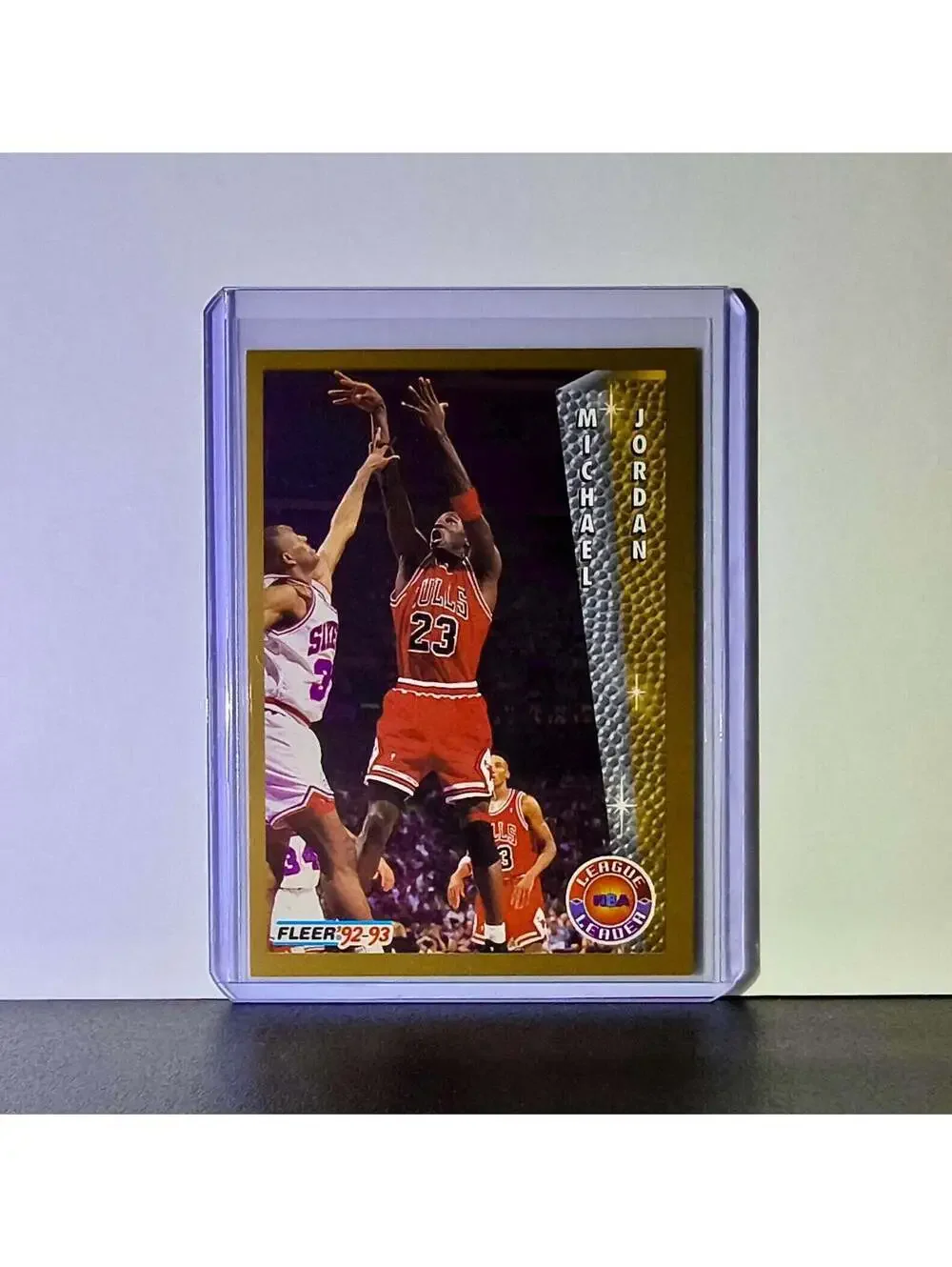 Michael Jordan 1992-93 Fleer League Leader #238 Basketball Card Chicago Bulls