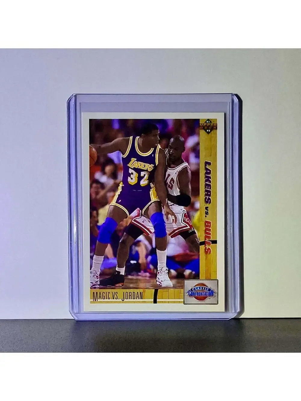 Magic Johnson Michael Jordan 1991-92 Upper Deck #34 Basketball Card Bulls