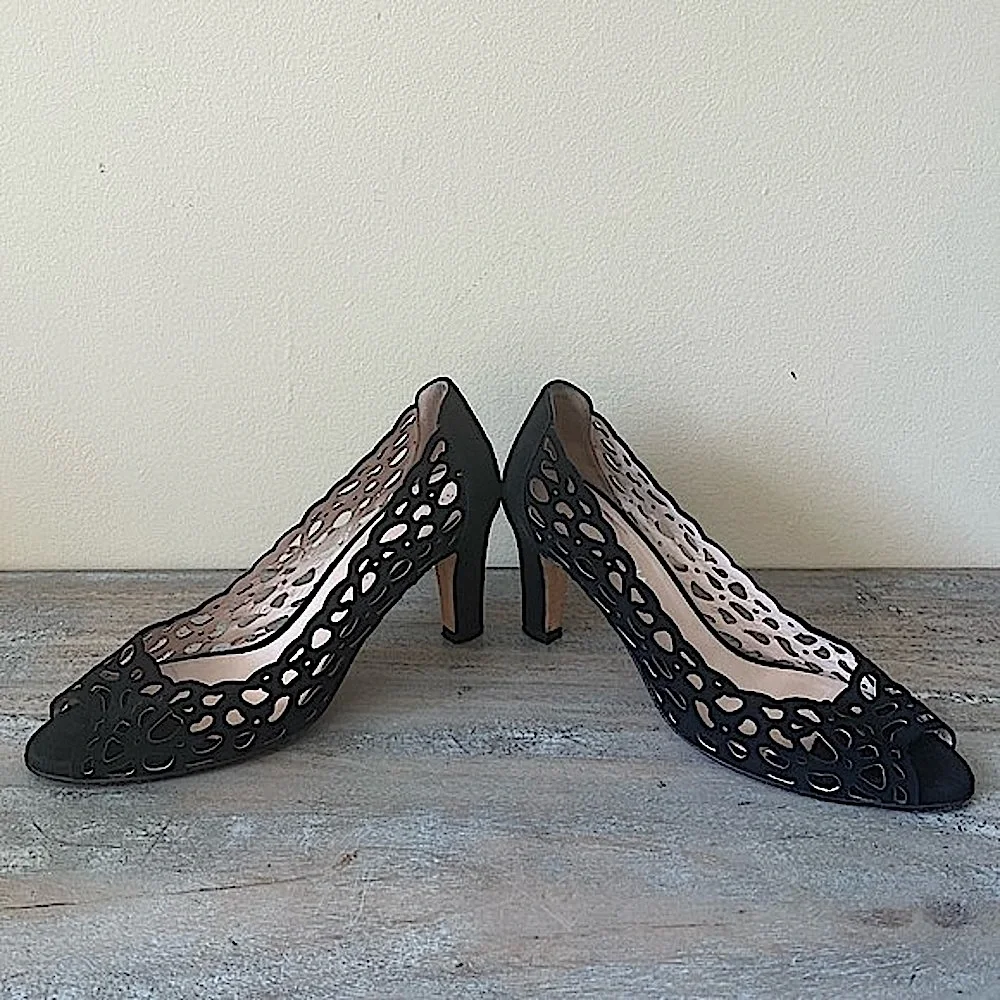 Aquatalia black suede